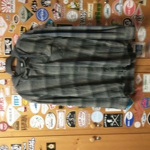 Vans Flannel Hoodie Shirt XXL